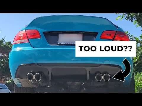 E92 335i Remus Sport Quad Exhaust Cold Start | Best Exhaust for N54
