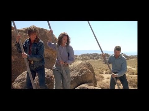 You Guys Know How To Pole Vault? Stay On Those Residual Boulders! Scene From 1990 Movie Tremors