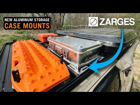 NEW - Zarges Universal Roof Rack Mounts for Aluminum Overland Storage Cases