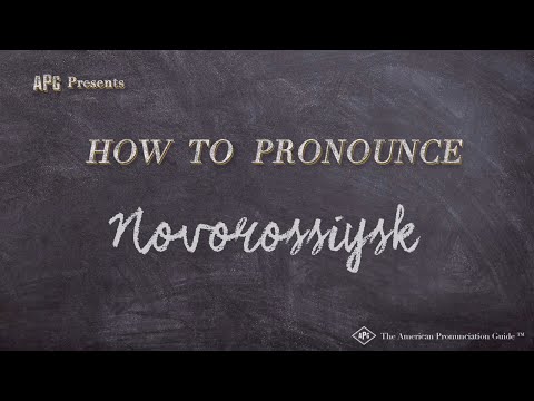 How to Pronounce Novorossiysk (Real Life Examples!)