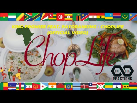 King Promise feat. Patoranking - ChopLife | UNIQUE REACTION