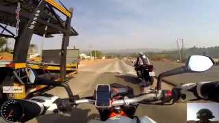 preview picture of video 'MOTORBIKE na estrada nova de Tuiuti-SP - 18/Oct/2014 - Klaus KTM 990 Supermoto R KTM 990 SMR'