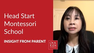 Head Start Montessori School, Parent Video Review from Christine  Lam