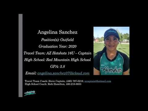 Angelina Sanchez Softball Skills Video - 2020 Outfield Slapper