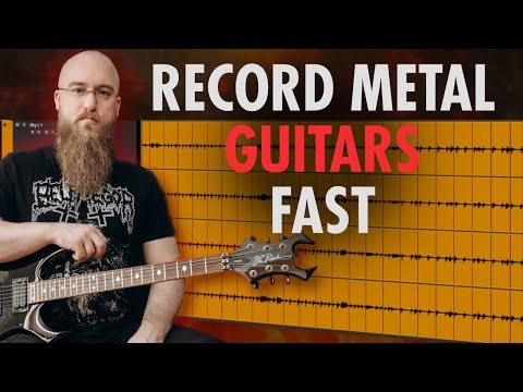 How to QUICKLY Record Metal Guitars at Home