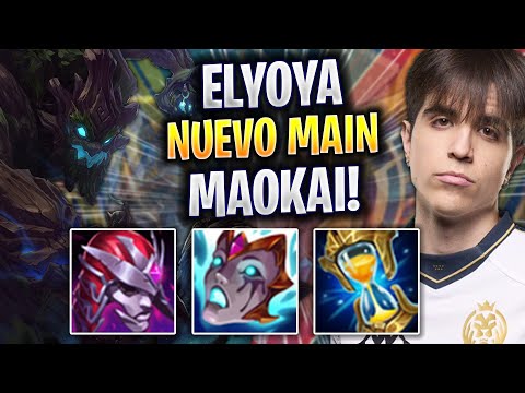 MAOKAI EL NUEVO MAIN DE ELYOYA?! - MAD Elyoya Juega Maokai Jungla vs Jarvan! | Season 2023