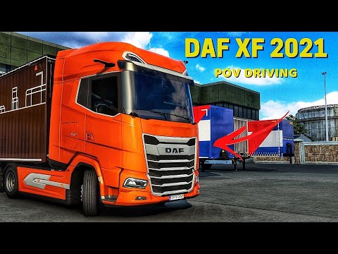 Daf XF 2021 loaded from Brasov to Budapest | Euro Truck Simulator 2 gameplay | POV Driving