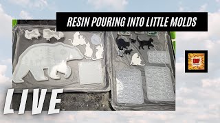 Resin Pouring Into Little Molds | Some Tricks I Learned Plus A Giveaway | Resin Art