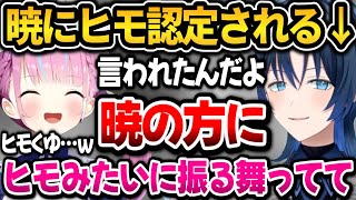 あくたん（暁）にヒモ扱いされたあおくんｗ【ホロライブ切り抜き/火威青】