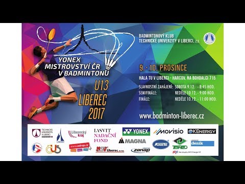 Kurt 2 (1. den, 1. část) – MČR U13 v Badmintonu Liberec 2017