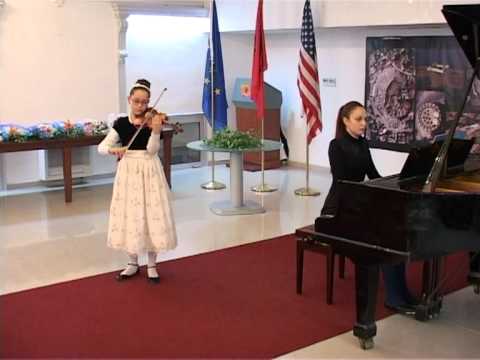 MEDITATION  FROM THAIS  J MASSENET PLAY  UENDI  REKA WITH PIANIST BESJANA CEGRANI