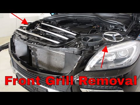 Front grill removal Mercedes ML