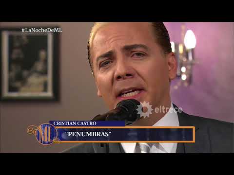 Cristian Castro sang "Penumbras" on Mirtha's night