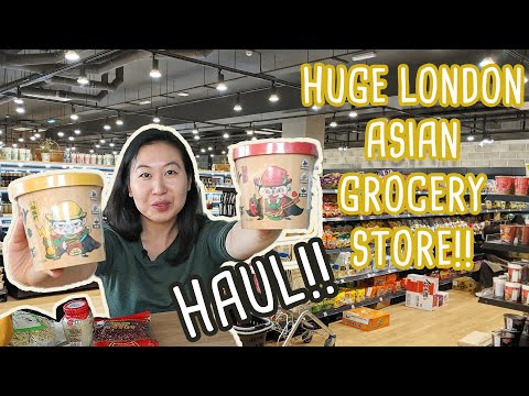 ENORME LESTE DE LONDRES ASIÁTICO MERCEARIA HAUL + TOUR!! |