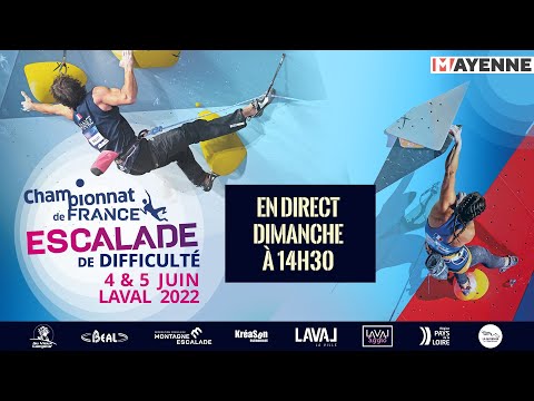 Escalade - Championnat de France de difficulté 2022 - Finales - Laval