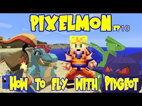 Pixelmon 3.0 w/ Rhymestyle - How To Fly Using Pidgeot (Pokemon Minecraft EP 10)