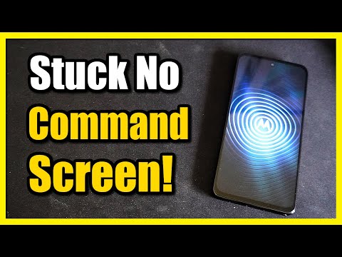 How to Fix Moto G Stuck in No Command Screen (Android Phone Tutorial)