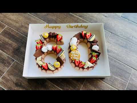 עוגת מוס מספרים 60 - תמונה מהסרטון