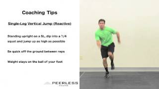 12. Single Leg Vertical Jump (Reactive)