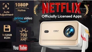 XGODY N6 Pro – Beamer mit Netflix-Zertifikat, Gimbal und starker Ausstattung
