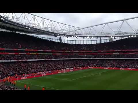 And it's arsenal song