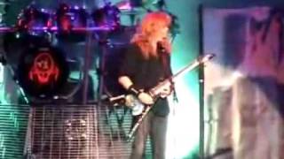 dave mustaine vs sound problems