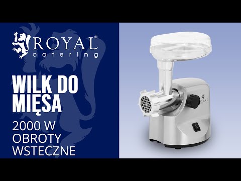 Video - Wilk do mięsa - 2000 W - 72 kg/h