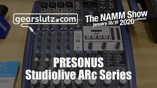Video thumbnail for PreSonus Studiolive ARc series mixers - Gearslutz @ NAMM 2020 by Gearspace Forum