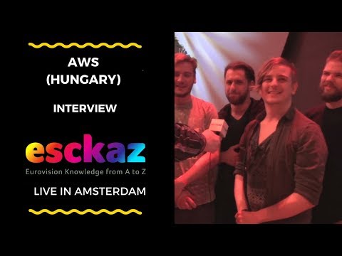 ESCKAZ in Amsterdam: Interview with AWS (Hungary at the Eurovision 2018)