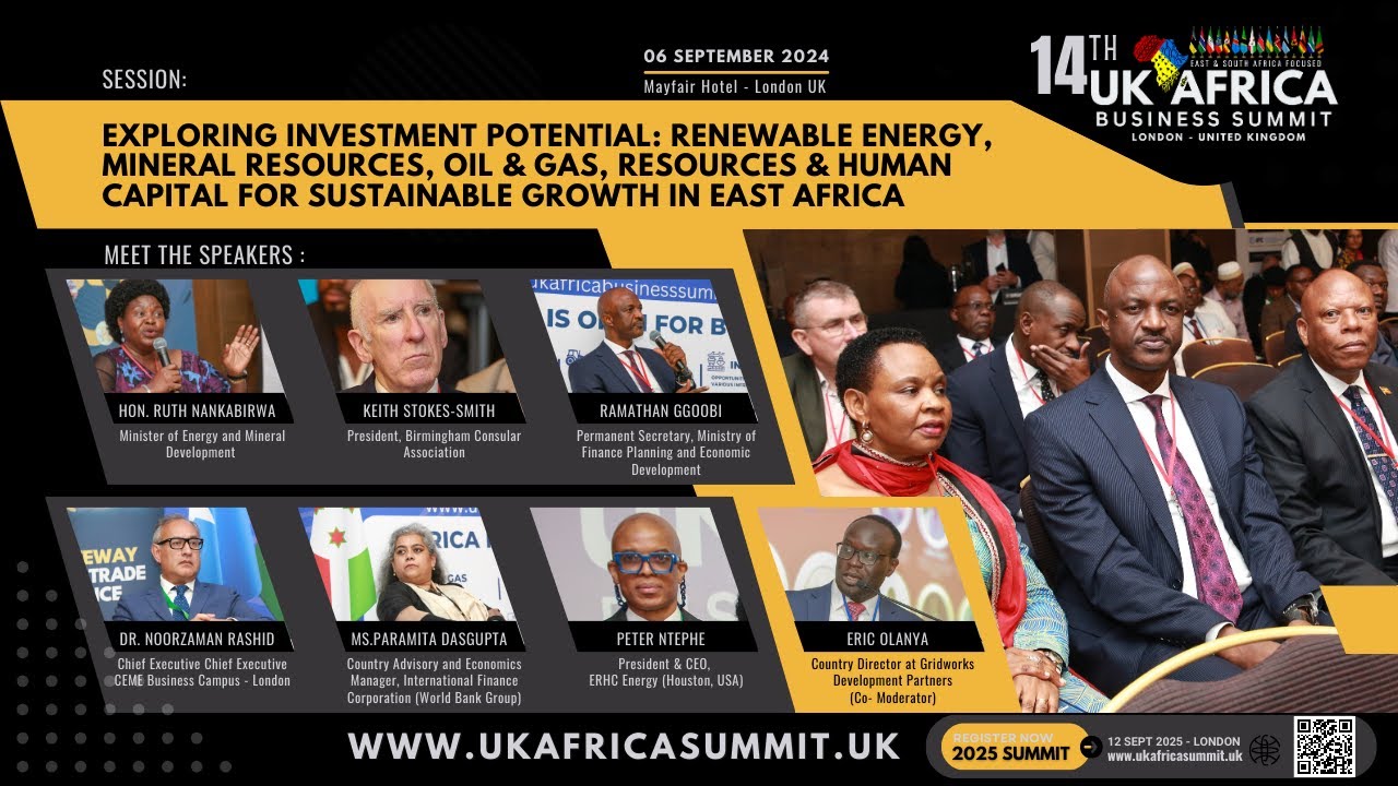 Hon. Ruth Nankabirwa Highlights Uganda’s Green Energy & Oil Investment at UK-Africa Summit 🌍⚡
