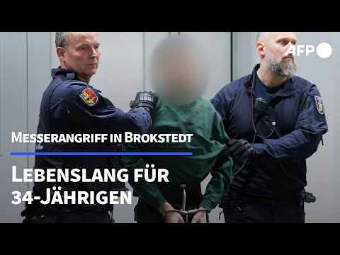Lebenslange Haft für tödliche Messerattacke in Regionalzug bei Brokstedt | AFP