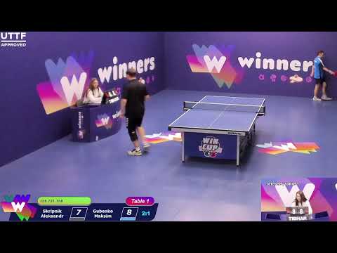 WINners CUP table 1 19.12 Skripnik Aleksandr - Gubenko Maksim 13:00