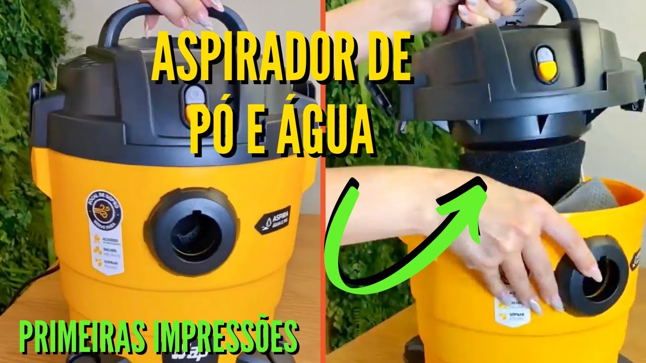 COMPREI O ASPIRADOR DE PÓ E ÁGUA DA WAP - PRIMEIRAS IMPRESSÕES #comprinhas #comprasonline