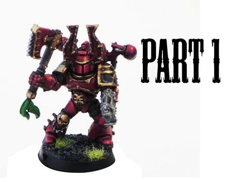 How to paint Khorne Berzerkers Chaos Space Marines pt.1