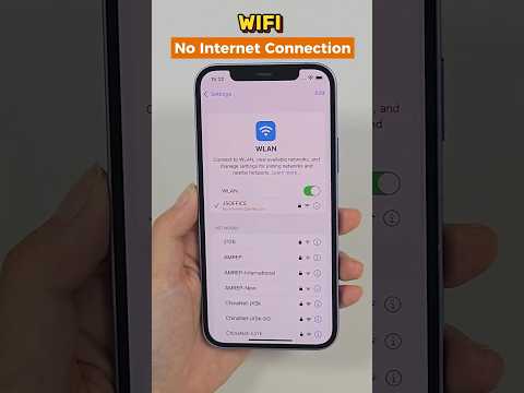 🛠Fix Wi-Fi No Internet Connection on iPhone #iphonenointernetconnection