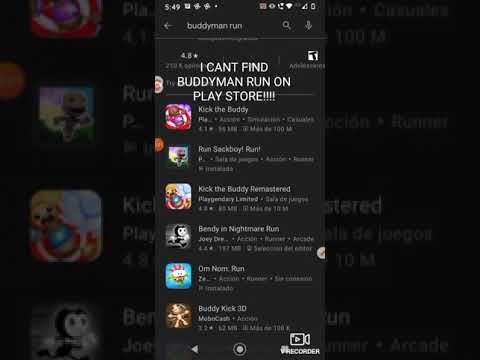i cant find buddyman run (Play Store)