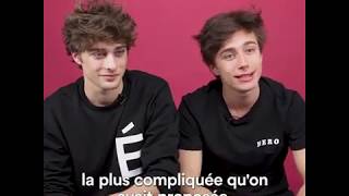 Inside Skam France avec Axel Auriant et Maxence Danet-Fauvel, aka Lucas et Elliot (eng subs) video