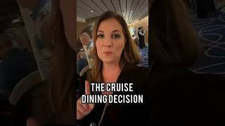 What’s your preferred dining time on a cruise?
