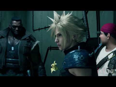 BARRET WORRIED ABOUT CLOUD BUT DENIES IT TRAIN CUTSCENE FINAL FANTASY 7 REMAKE