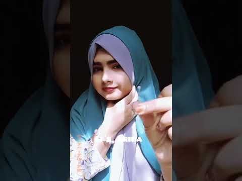 2 ta hijab diya hijab tutorial ✨🌸🥀🖤 Facebook page It's Ariba 🐿️