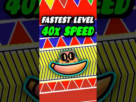 This Is The Fastest Level In Geometry Dash! #geometrydash
