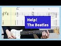The Beatles - Help! Guitar Cover With Tab