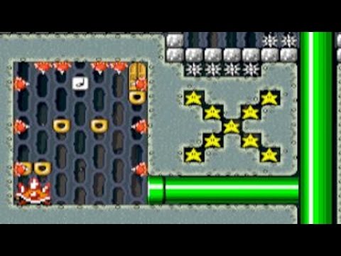 Super SpikeTrap Cavern X2!(Spin) by ManicxMatt - SUPER MARIO MAKER - No Commentary 1AG