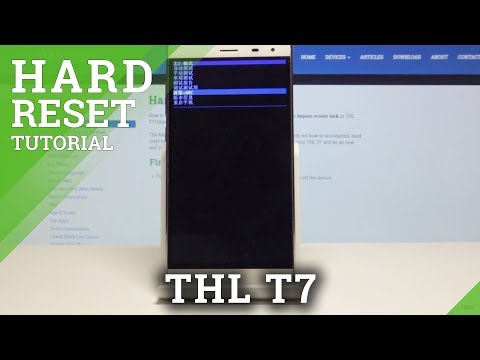 How to Hard Reset THL T7 - Wipe All Data / Remove Password