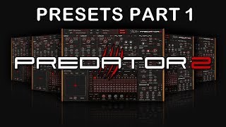Video thumbnail for Predator 2 presets part 1 by Rob Papen