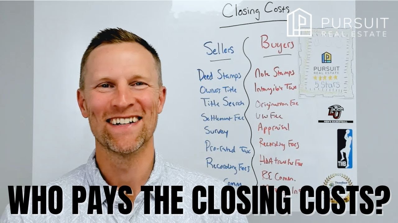 Real Estate Closing Costs.  Who Pays For What?