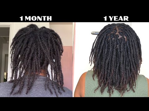 1 Year Visual Loc Journey -*FINE 4C HAIR* - Started w/ two strand twist! -Part 2 #locjourney