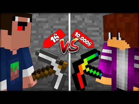 КИРКА ЗА 1$ ПРОТИВ КИРКА ЗА 10000$ в МАЙНКРАФТ 100% троллинг ловушка minecraft