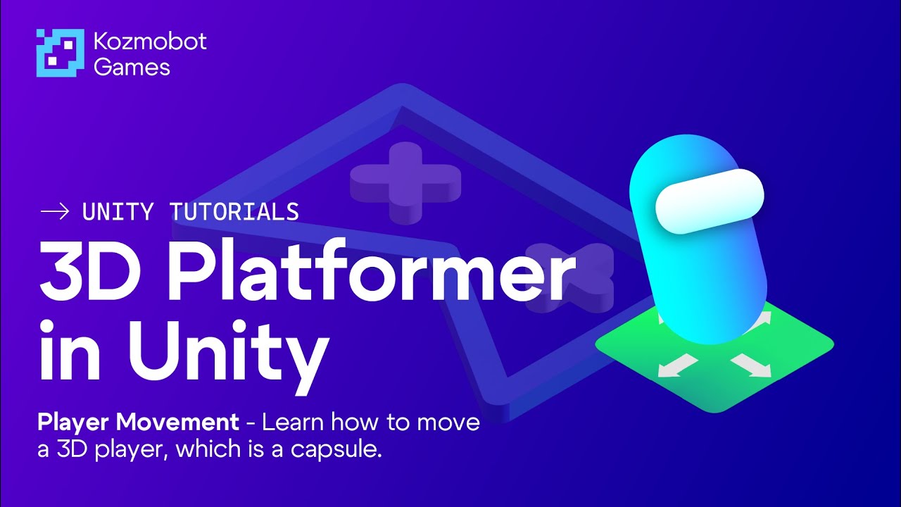 Making a 3D Platformer in Unity 3D Engine - Player Movement in C#