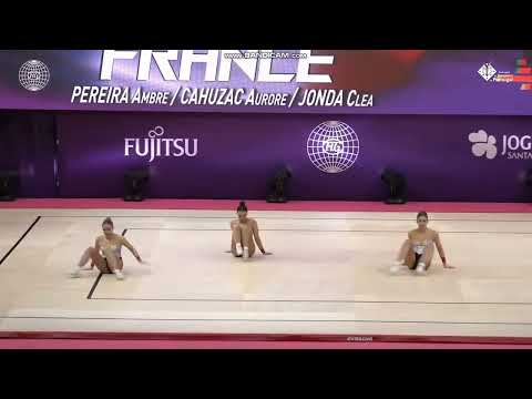 10th Aerobic Gymnastics World Championships (Q) - Junior- Trio France 🇫🇷